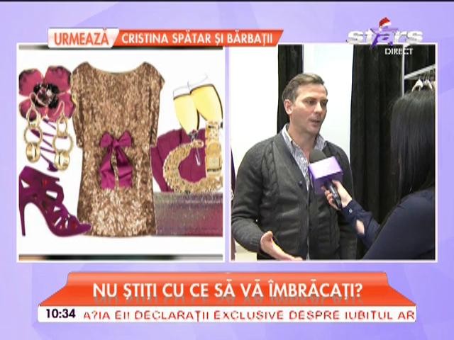Dificultăţi &icirc;n alegerea ţinutei de sărbători? Stilistul vedetelor, Ovidiu Buta, vine &icirc;n ajutor!