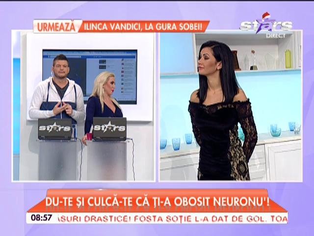 Rocsana Marcu a dormit aseară la Răzvan Botezatu! "Mi-a rupt patul şi mi-a bătut pisica"