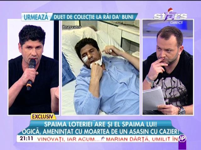 "Spaima loteriei" are şi el spaima lui! Stelian Ogică, ameninţat cu moartea de un asasin cu acte: "Mi-e frică să nu-mi taie g&acirc;tul!"