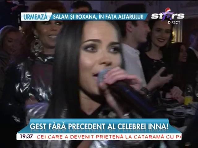 Gest fără precedent al celebrei Inna! Nu ai fi crezut că este at&acirc;t de răzbunătoare!
