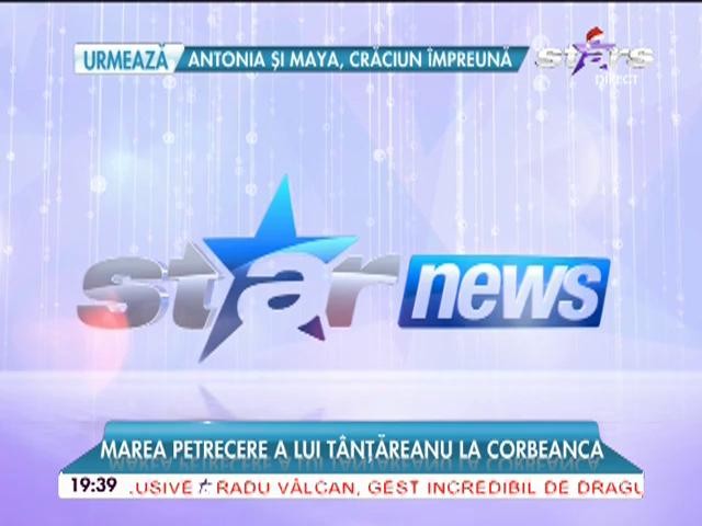Marea petrecere a lui Ţ&acirc;nţăreanu la Corbeanca: "Crăciunul l-am cam devastat un pic!"