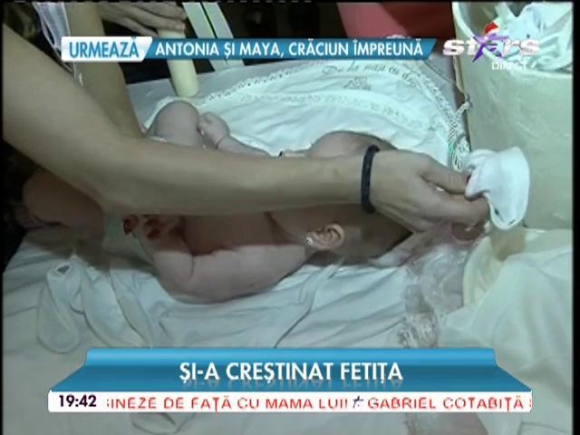 Marius Urzică, &icirc;n culmea fericirii! Sportivul şi-a creştinat fetiţa
