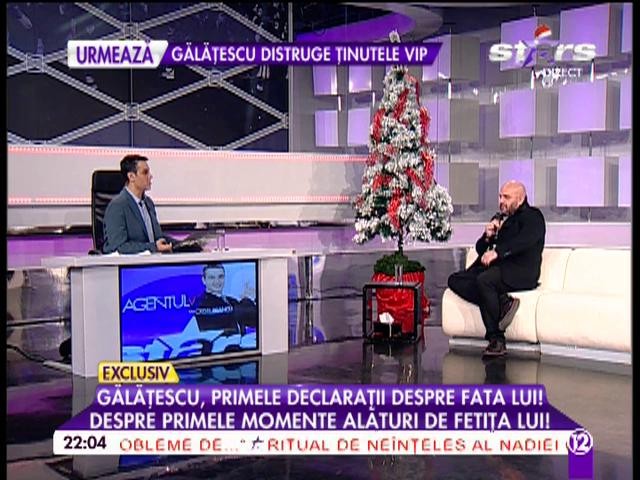 Alin Gălăţescu, primele momente alături de fiica lui! Ce a simţit atunci c&acirc;nd a ţinut-o &icirc;n braţe  Alin Gălăţescu a devenit tată &icirc;n urmă cu nici o săptăm&acirc;nă şi asta &icirc;i aduce z&acirc;mbetul pe buze. Criticul de modă a vorbit &icirc;n emisiunea "