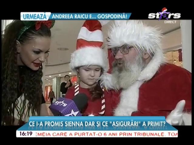 Emoţii uriaşe pentru fiica Andreei Antonescu! Micuţa a avut parte de o &icirc;nt&acirc;lnire cu Moş Crăciun