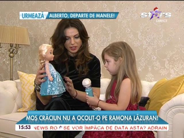 Moş Crăciun nu a ocolit-o pe Ramona Lăzuran! Ce i-a lăsat sub brad şi fiicei ei?