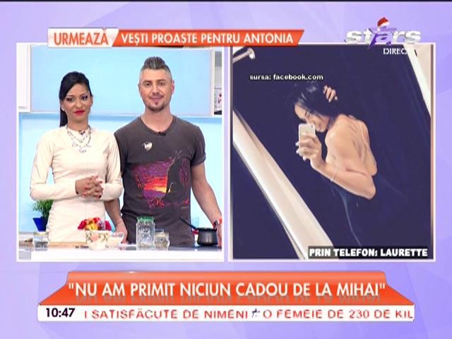 Laurette, tristă de ziua ei? "Nu am primit &icirc;ncă niciun telefon de la Mihai şi niciun cadou!"