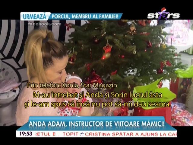Anda Adam, instructor de viitoare mămici! Xonia a luat lecţii de la o adevărată profesionistă