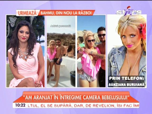 S&acirc;nziana Buruiană aşteaptă să nască: "Am pregătit deja camera copilului"