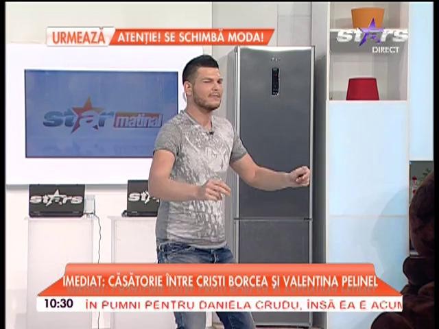 Lecţii de balet &icirc;n direct! Bote a dat ce-i mai bun. Cum i-au ieşit schemele de dans prezentatorului "Star Matinal"