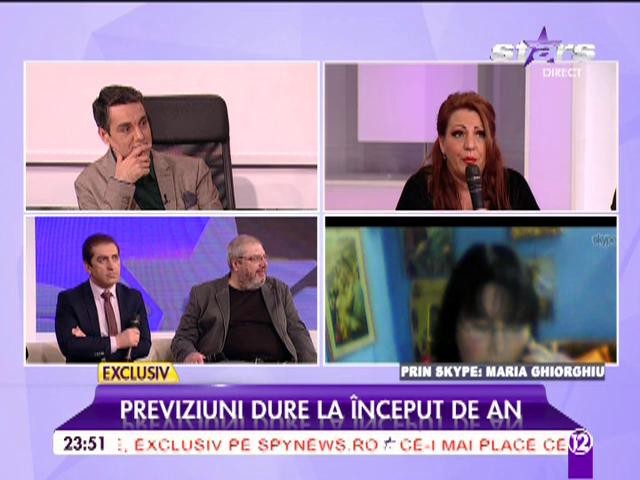 Maria Ghiorghiu, noi previziuni &icirc;nspăim&acirc;ntătoare: "Un politician din Rom&acirc;nia va avea o problemă gravă de sănătate!"