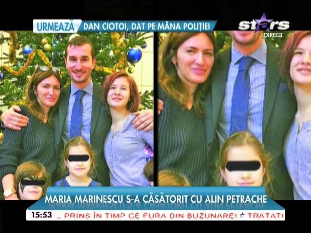Mare nuntă secretă &icirc;n showbiz! Maria Marinescu s-a căsătorit cu Alin Petrache