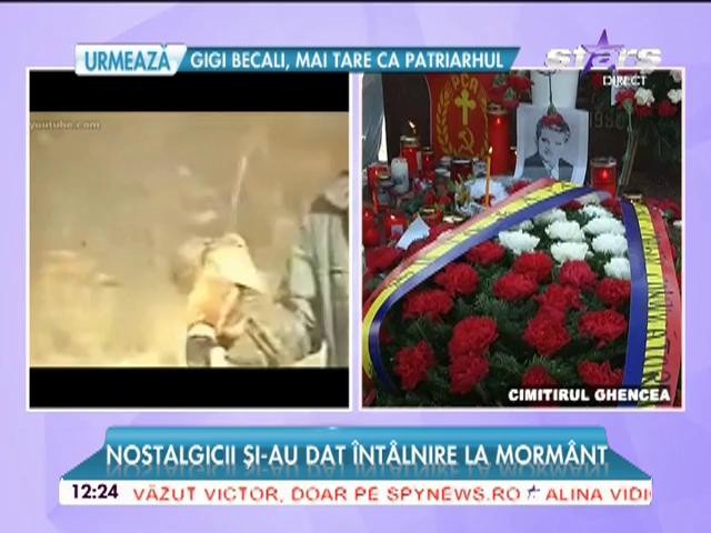 26 ianuarie, zi de &icirc;nt&acirc;lnire a nostalgicilor comunişti la cimitirul Ghencea! Cum a arătat &icirc;n acest an morm&acirc;ntul lui Nicolae Ceauşsescu