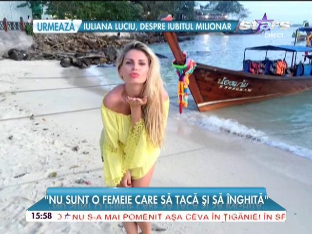 Andreea Bănică sare ca arsă. După ce soţul a fost acuzat de infidelitate, artista a răbufnit: "Nu sunt o femeie care să tacă şi să &icirc;nghită"