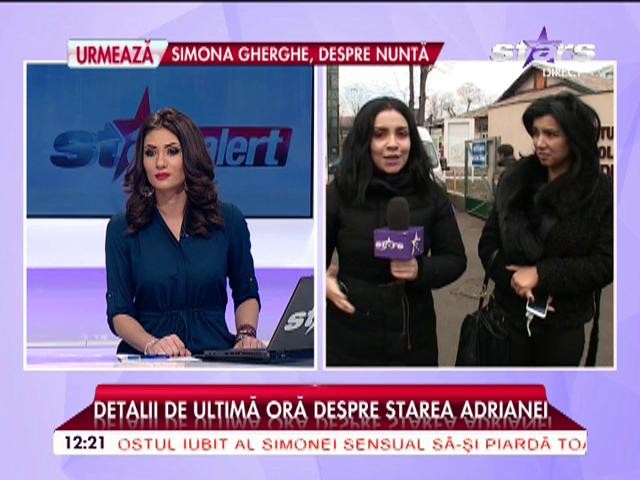 Adriana Bahmuţeanu, slăbită la ieşirea din spital: "Mă ia ameţeala!"