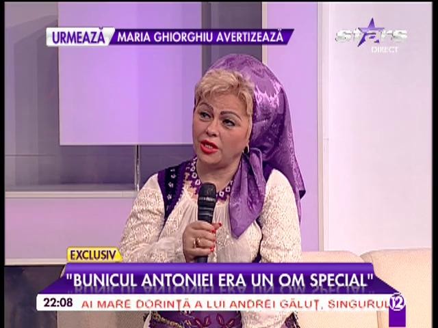 Valeria Arnăutu a dezvăluit la &rdquo;Agentul VIP&rdquo; care a fost relația cu bunicul Antoniei
