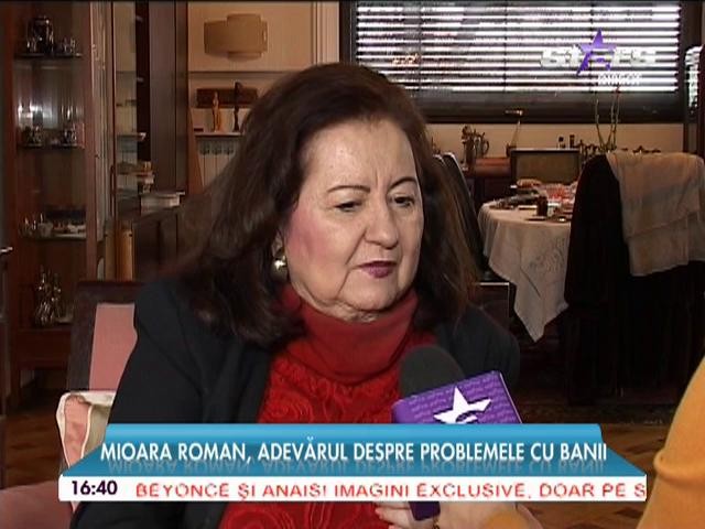 După ce s-a spus despre ea ca n-are ce m&acirc;nca, Mioara Roman reacţionează: "Am făcut ca mătuşile şi bunicile mele &icirc;n anii '50"