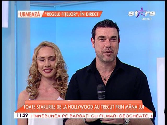 Stilistul care a coafat toate vedete de peste Ocean! Ce face el cu foarfeca şi pieptănul... nu face nimeni