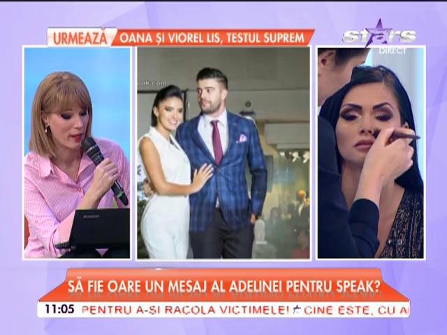 Adelina Pestriţu, la picioarele lui Speak? "Formula asta funcţionează &icirc;ntotdeauna!"