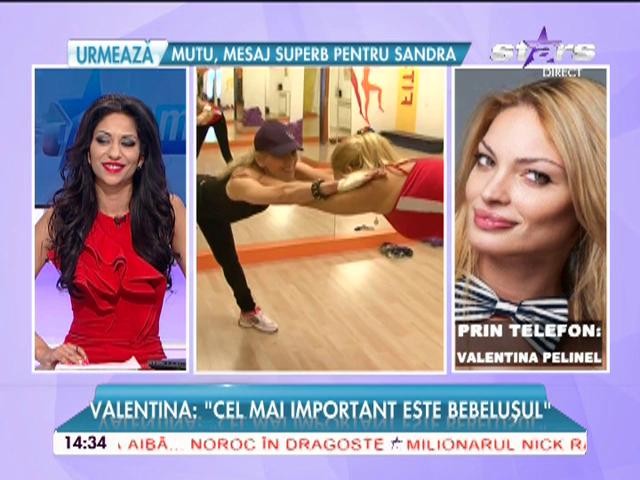 Valentina Pelinel s-a &icirc;ngrăşat zece kilograme de c&acirc;nd a rămas gravidă! Ce i-a spus doctorul?