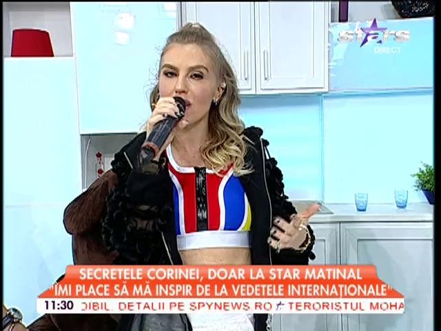 Corina, amănunte picante de la filmările videoclipului "Neprevăzut": "Nu m-am simţit bine, am cerut vin!"