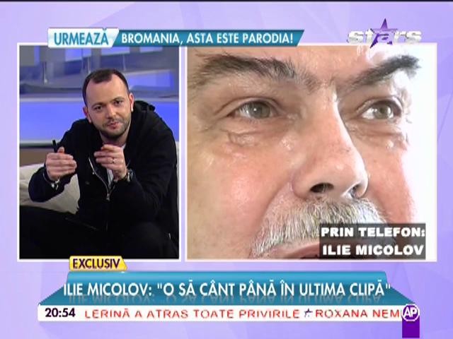 Ilie Micolov, primele cuvinte după externare! "O să c&acirc;nt p&acirc;nă &icirc;n ultima clipă"