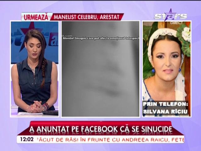 O c&acirc;ntăreaţă de muzică populară a anunţat că se sinucide pe pagina sa socializare