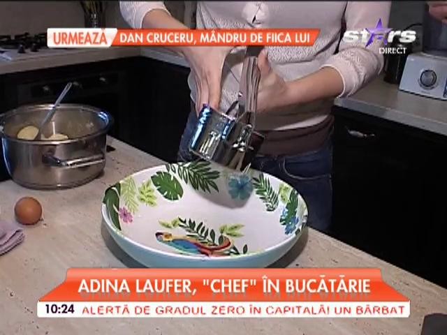 Alina Laufer, "Chef" &icirc;n bucătărie! Vedeta este o adevărată gospodină