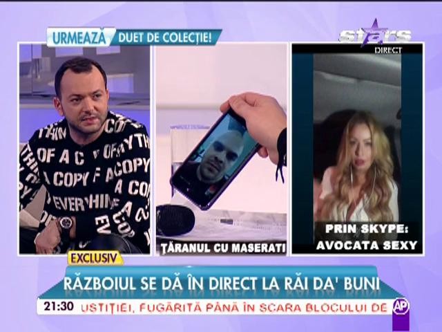 Regii fiţelor, din nou la cuţite! Ţăranul din Maserati şi sexy avocata, pentru prima oară faţă &icirc;n faţă