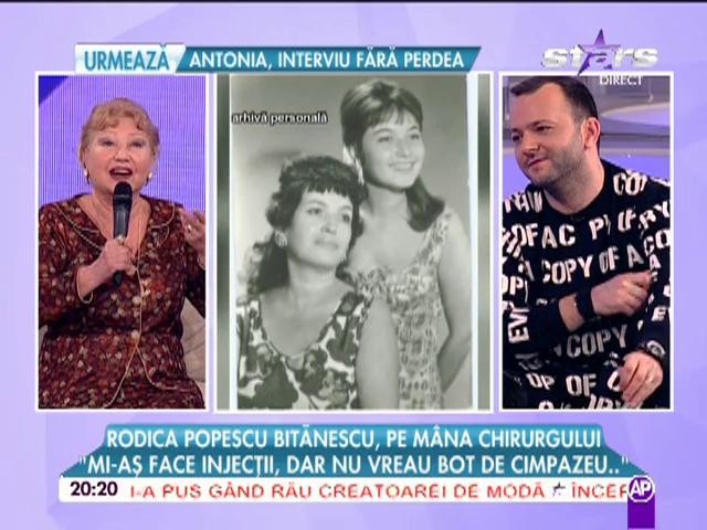 Rodica Popescu Bitănescu tentată de operaţiile estetice: "Mi-aş face injecţii, dar nu vreau bot de cimpanzeu" 2