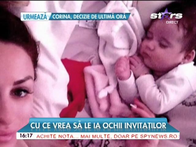 S&acirc;nziana Buruiană a intrat &icirc;n febra pregătirilor pentru botez! Cu ce vrea să le ia ochii invitaţilor