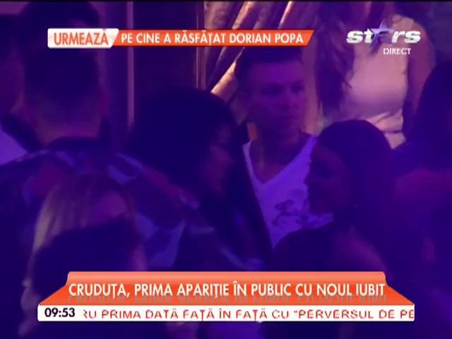 VIDEO! Cruduţa, prima apariţie în public cu noul iubit! Dans pasional alături de bărbatul care i-a furat inima