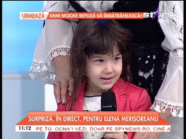 Surpriză &icirc;n direct pentru Elena Merişoreanu!