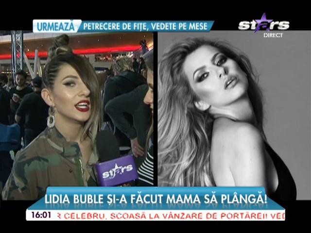 Lidia Buble şi-a făcut mama să pl&acirc;ngă: "Vorbea puţin ciudat!"
