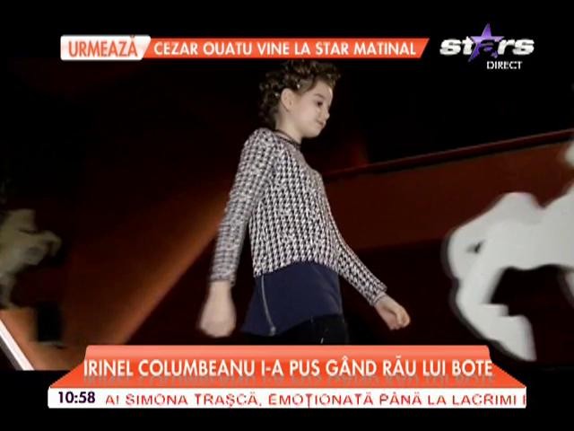 Irinel Columbeanu, m&acirc;ndru nevoie mare! Irinuca face senzaţie pe podiumuri: "E foarte talentată pentru v&acirc;rsta ei!"
