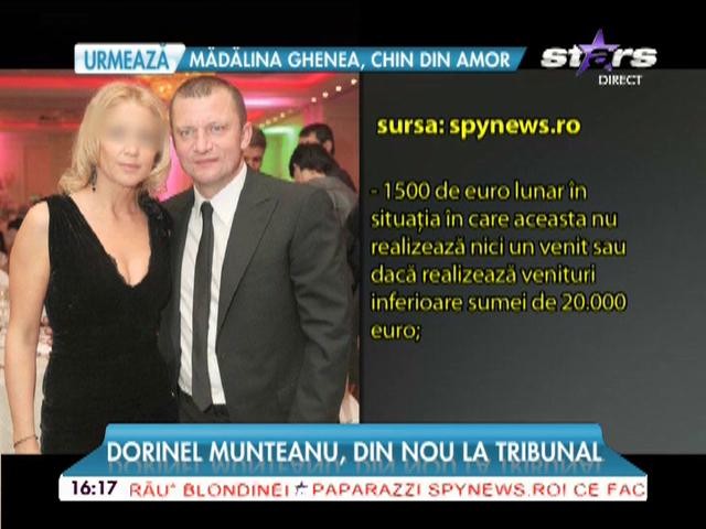 Dorinel Munteanu, din nou la tribunal! S-a &icirc;nţeles şi nu prea cu fosta soţie: "Că mă despart, că nu mă despart, e treaba mea!"