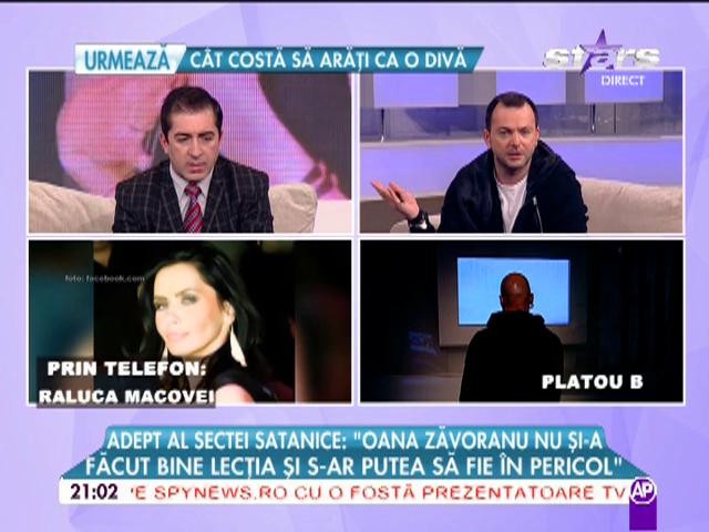 Raluca Macovei a luat parte la ritualurile satanice ale Oanei Zăvoranu! "Preoţii &icirc;i m&acirc;ng&acirc;iau craniile din maşină"