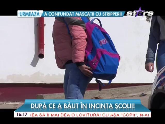O elevă, &icirc;n prag de comă alcoolică după ce a băut &icirc;n incinta şcolii!