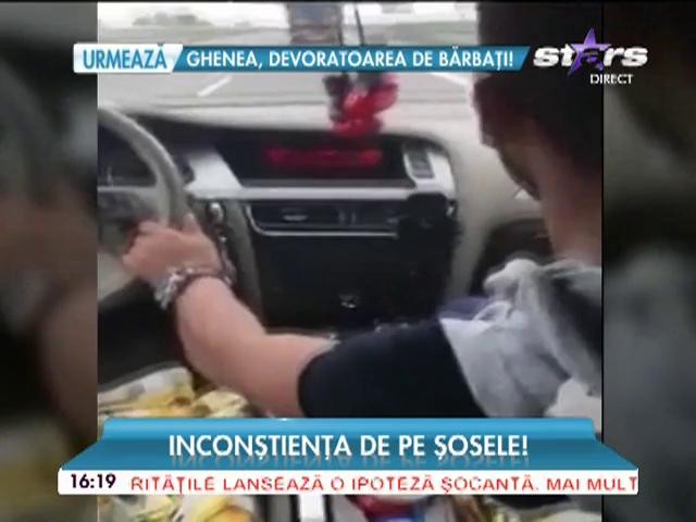 Comportament revoltător al unui conducător auto! Putea să omoare pe oricine, dar el s-a amuzat!