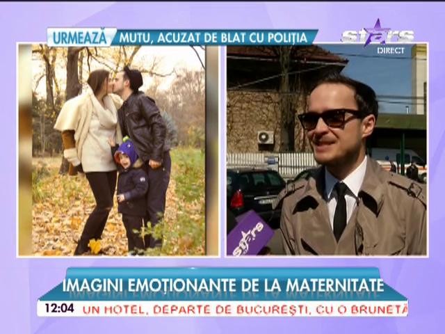 Imagini emoţionante de la maternitate! Şerban Copoţ, tătic pentru a doua oară