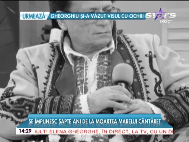S-au &icirc;mplinit 7 ani de la moartea lui Ion Dolănescu! Imagini de la slujba de pomenire! Fiul lui, Ionuţ, şi Maria Ciobanu, declaraţii emoţionante