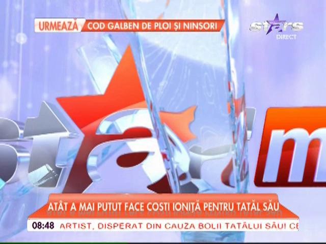 Costi Ioniţă, la căpăt&acirc;iul tatălui său! Artistul este devastat de durere