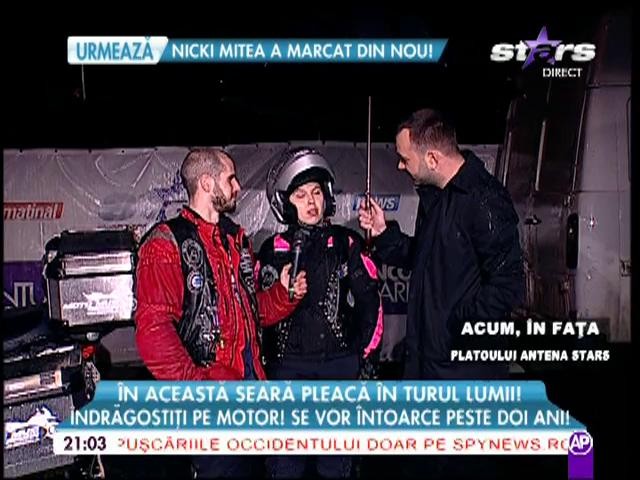 Vise plătite &icirc;n rate! Doi tineri &icirc;nsurăţei din Rom&acirc;nia pleacă să facă &icirc;nconjurul lumii pe două roţi