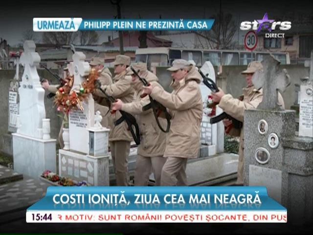 Costi Ioniţă şi-a condus tatăl şi unchiul pe ultimul drum! Imagini sf&acirc;şietoare de la cele două &icirc;nmorm&acirc;ntări