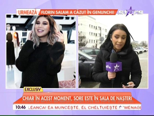 Sore a născut, astăzi! Este cea mai fericită zi din viaţa ei