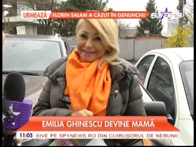 Mămica model, Emilia Ghinescu a intrat  &icirc;n sala de naşteri: "Am mari emoţii"