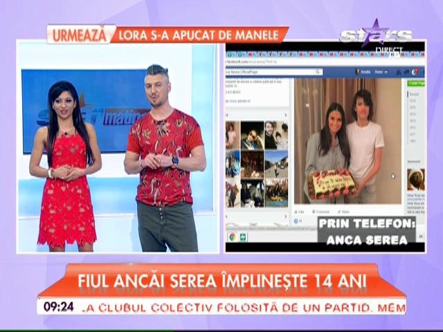 Fiul Ancăi Serea &icirc;mplineşte 14 ani! Ce au făcut la miezul nopţii