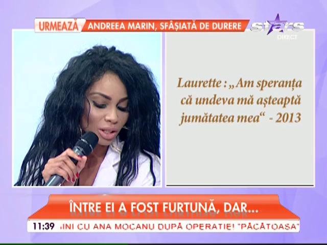 Au &icirc;ngropat securea războiului! Laurette a povestit totul