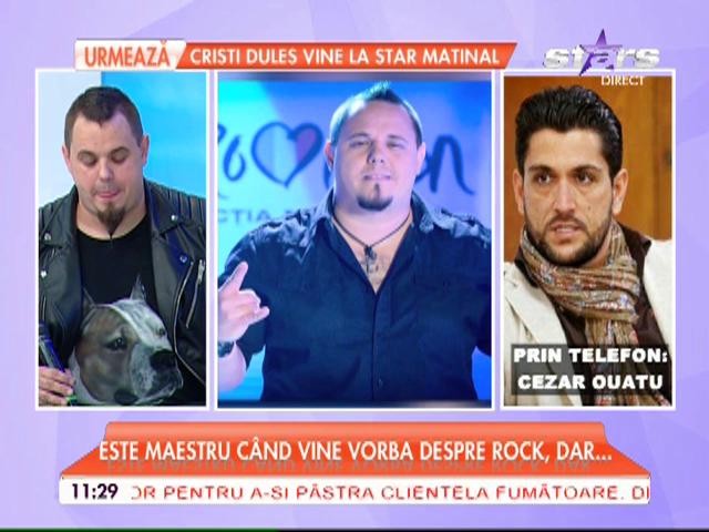 Nu &icirc;i place ideea de rocker "pufos", aşa că s-a apucat de dietă! Ovidiu Anton a venit &icirc;n platoul "Star Matinal de Weekend"