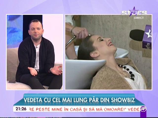 C&acirc;ntăreaţa care nu s-a mai tuns de 12 ani a făcut un experiment inedit! s-a spălat pe cap, &icirc;n direct!