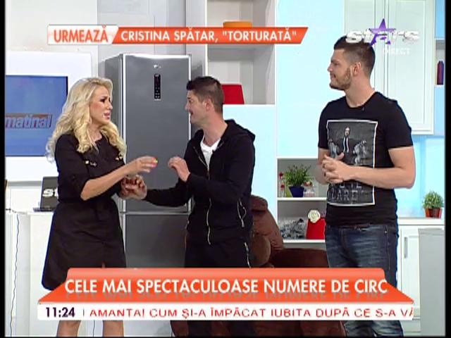 Momente de foc &icirc;n emisiunea "Star Matinal"! Nu &icirc;ncercaţi aşa ceva acasă!
